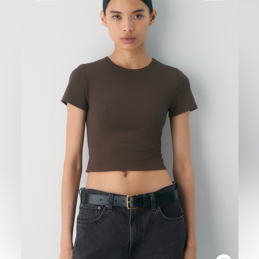 Original Contour Marvel Waist T-Shirt - Rich Mocha Brown